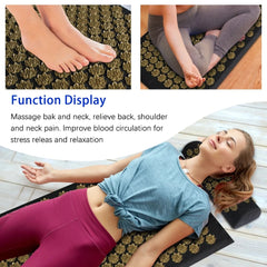 Pranamat Eco Lotus Spike Mat Acupuncture Massage Cushion Kuznetsov's