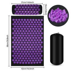 Pranamat Eco Lotus Spike Mat Acupuncture Massage Cushion Kuznetsov's