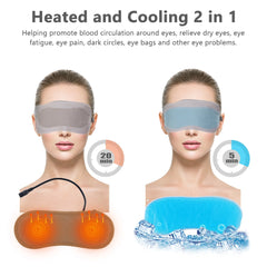 Heated Eye Mask Cold & Warm Eye Compress Sleep Aid